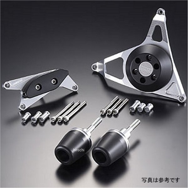 レーシングスライダー 4点セットA タイプ2 ロゴ有り 07年-08年 GSX-R1000 白