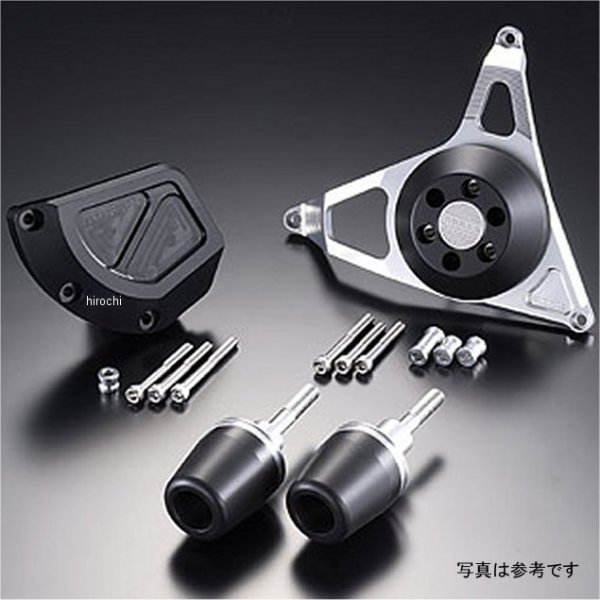 レーシングスライダー 4点セットB タイプ2 ロゴ無し 07年-08年 GSX-R1000 黒