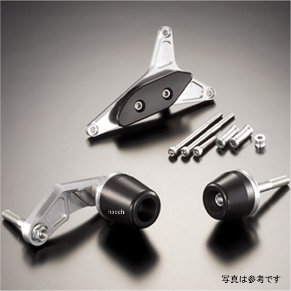 レーシングスライダー フレーム&ジェネレーター ロゴ無し 06年-07年 GSX-R600 黒