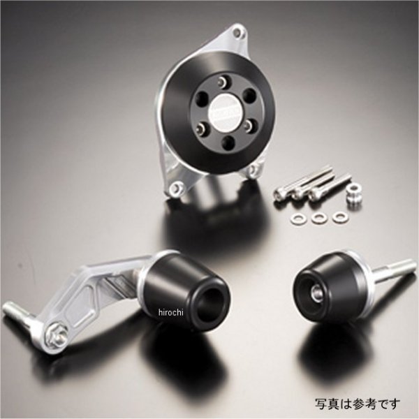 レーシングスライダー フレーム&クラッチ ロゴ無し 06年-07年 GSX-R600 黒