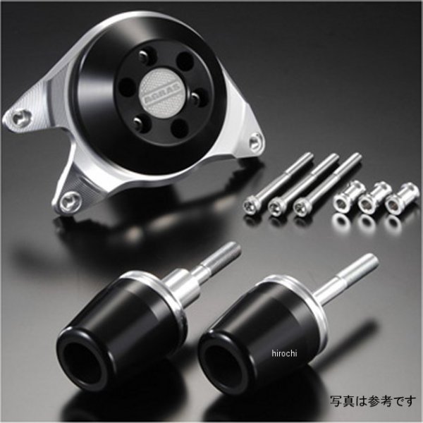 レーシングスライダー フレーム&ジェネレーターC ロゴ無し 08年 GSX1300R 白