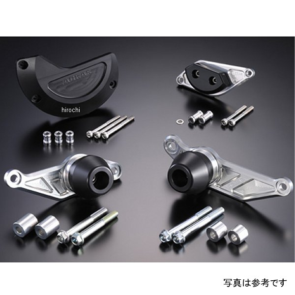 レーシングスライダー 4点セット ロゴ無し B-KING 黒