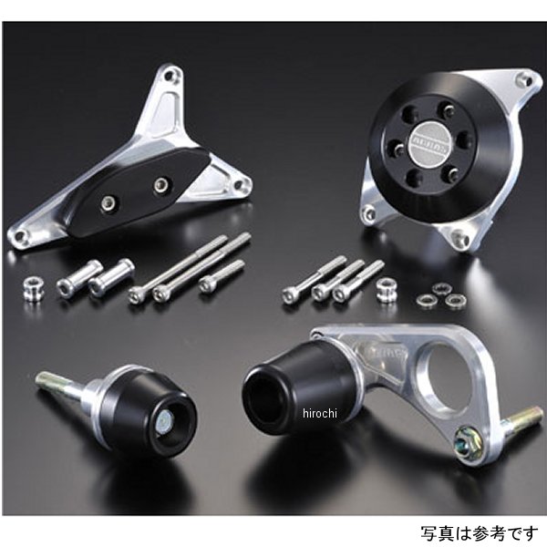 レーシングスライダー 4点セット ロゴ有り 08年-09年 GSX-R750 黒