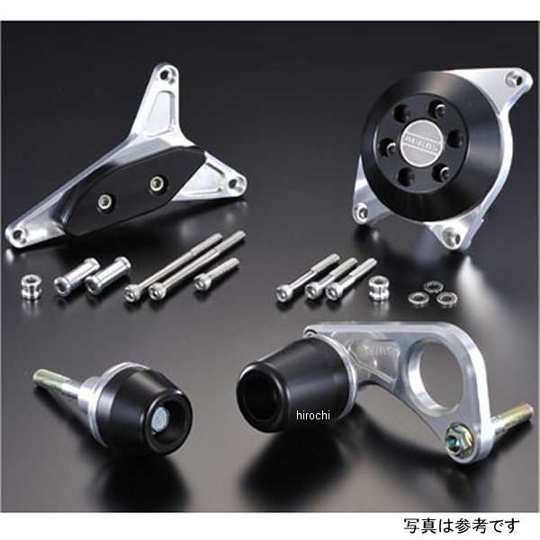 レーシングスライダー 4点セット ロゴ有り 08年-09年 GSX-R600 黒