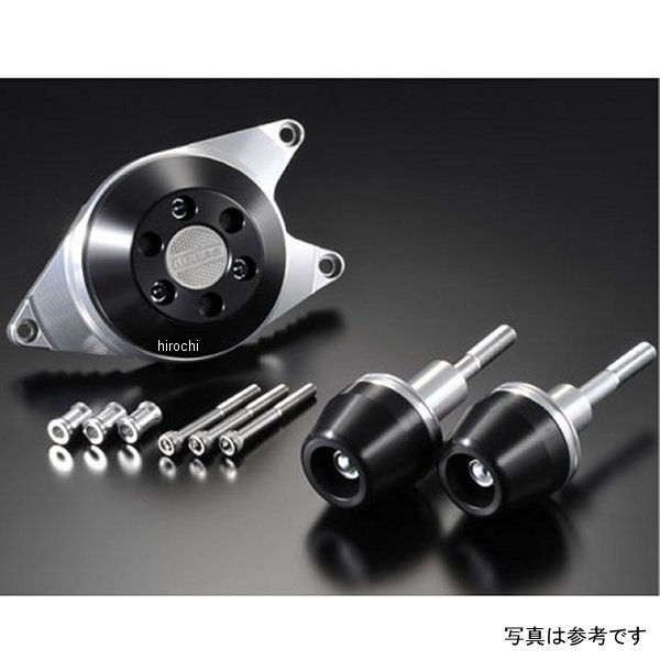 レーシングスライダー フレーム&ジェネレーターA ロゴ無し 09年-10年 GSX-R1000 黒