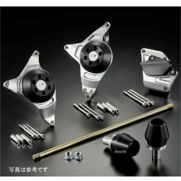 レーシングスライダー 5点セット φ60 ロゴ無し グラディウス400 黒