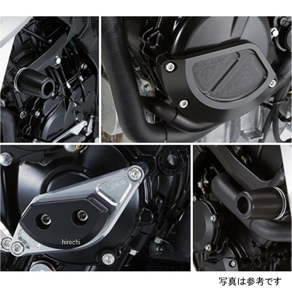 レーシングスライダー 4点セットA/B φ50 ロゴ有り 11年以降 GSR750 黒