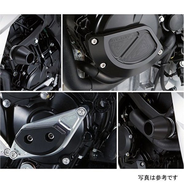 レーシングスライダー 4点セットA/B φ60 ロゴ有り 11年以降 GSR750 白