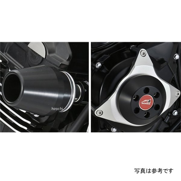 レーシングスライダー フレームφ60&ジェネレーターA ロゴ無し 20年以前 Z900RS 白