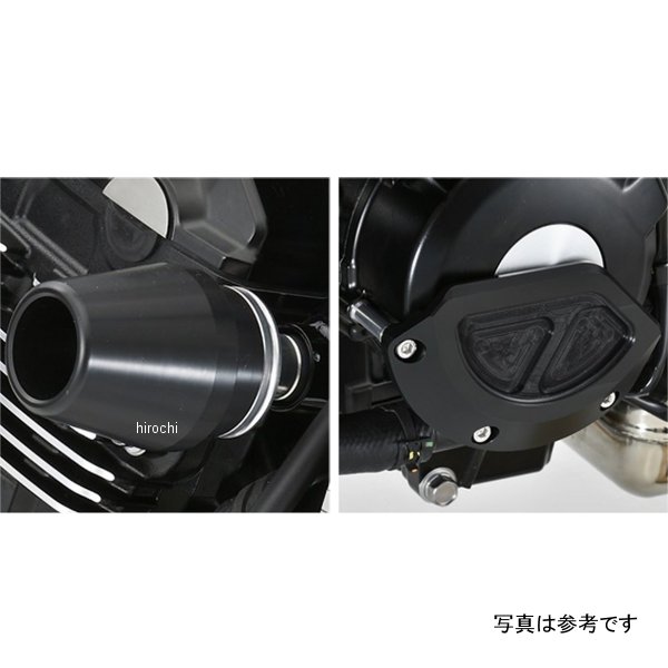 レーシングスライダー フレームφ60+ジェネレーターB ロゴ有り 20年以前 Z900RS 黒