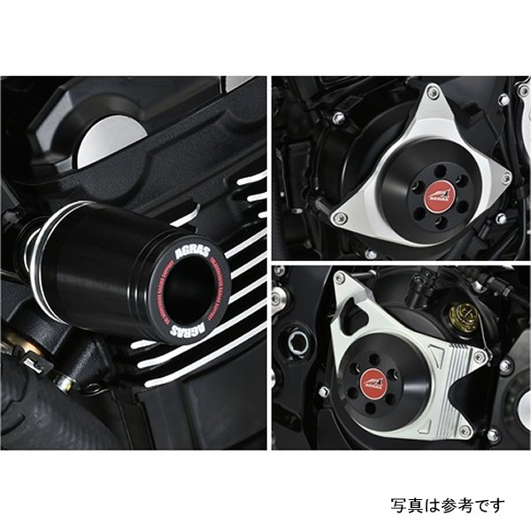 レーシングスライダー 4点セットA φ50 ロゴ有り 20年以前 Z900RS 白