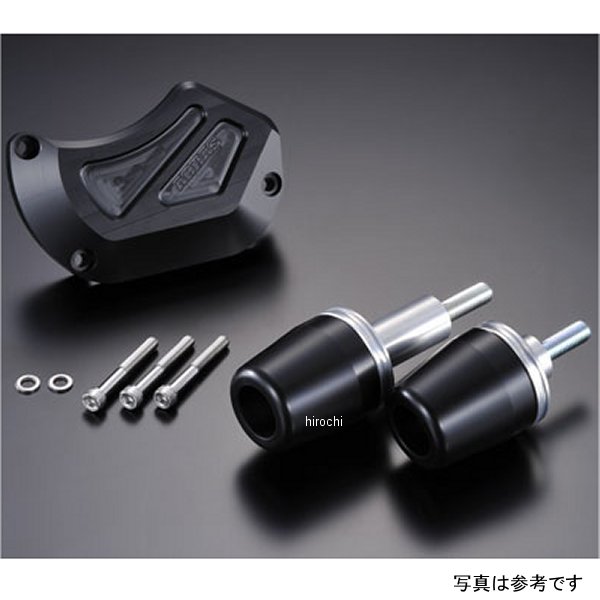 レーシングスライダー 3点セットB 右側 ロゴ有り 08年-09年 ZX-10R 黒