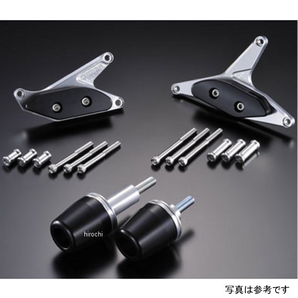 レーシングスライダー 4点セットA ロゴ無し 08年-09年 ZX-10R 黒