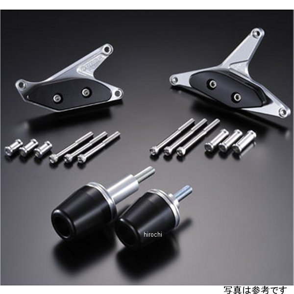 レーシングスライダー 4点セットA ロゴ無し 10年 ZX-10R 黒