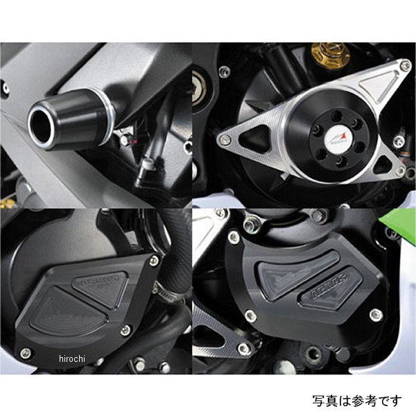 レーシングスライダー 5点セットB ロゴ無し 10年 ZX-10R 白