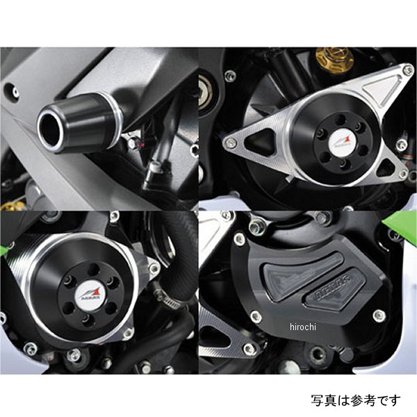 レーシングスライダー 5点セットC ロゴ有り 10年 ZX-10R 黒