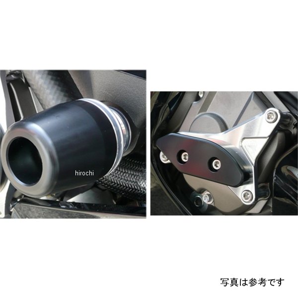 レーシングスライダー 3点セットA 右側 ロゴ無し 11年 ZX-10R 黒