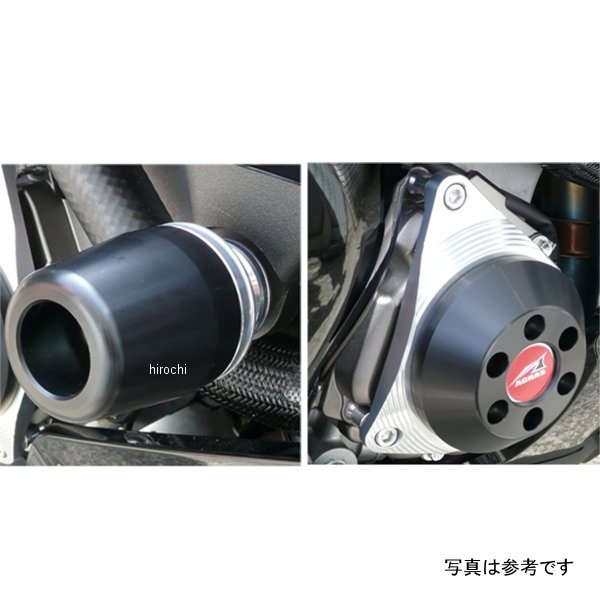 レーシングスライダー 3点セットC 右側 ロゴ無し 11年 ZX-10R 黒