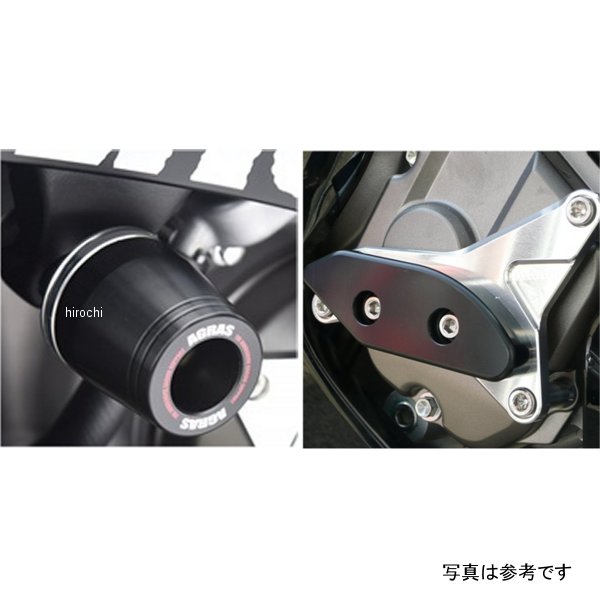 レーシングスライダー 3点セットA 右側 ロゴ有り 16年-19年 ZX-10R 黒