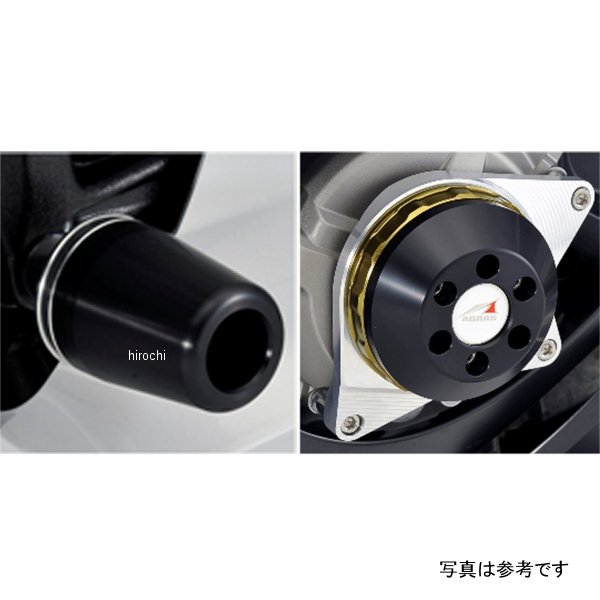 レーシングスライダー フレーム&ジェネレーターA ロゴ無し 11年以前 S1000RR シルバー/白