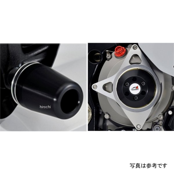 レーシングスライダー フレーム&クラッチ ロゴ有り 11年以前 S1000RR チタン/白