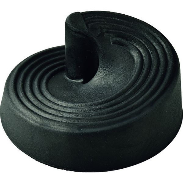 ドアストッパー(万能型スロープタイプ) ドアストッパー1054 対応幅15～48mm 95mmΦ×H50mm 天然ゴム製