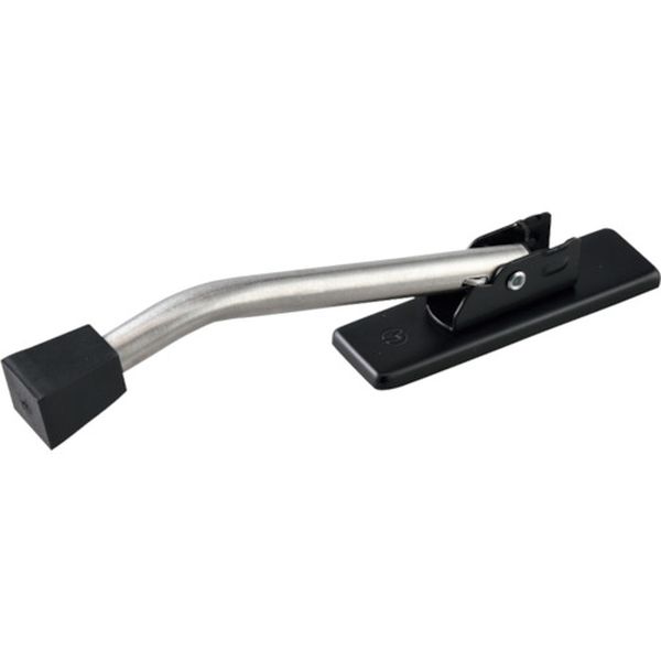 815-1599 ドアストッパー(マグネット取付タイプ) 黒 DMDP101-1 230×30×25mm