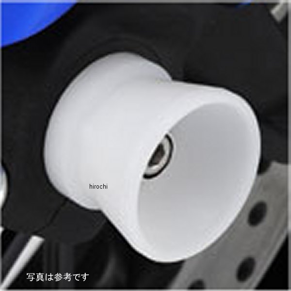 フロントアクスルプロテクター ファンネル 12年 GSX-R1000 アルミ/青