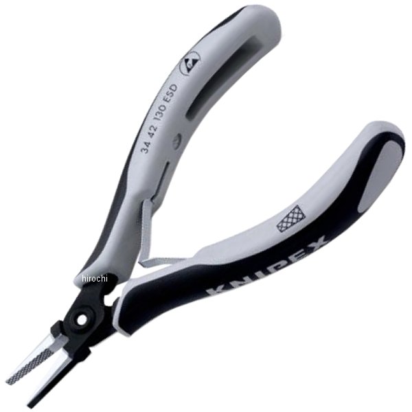 KNIPEX   精密プライヤー ヒラ クロスメッシュ