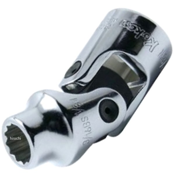 Ko-ken 3/8"(9.5mm)SQ. 12角ユニバーサルBSWソケット(英国規格ソケット) W3/8"