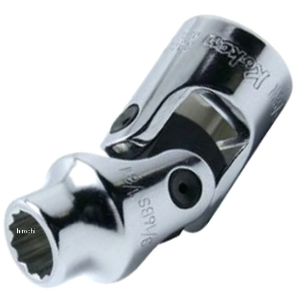 Ko-ken 3/8"(9.5mm)SQ. 12角ユニバーサルBSWソケット(英国規格ソケット) W5/16"