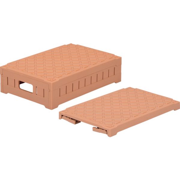 346-2114 折りたたみコンテナ 559810 ディスプレイオリコン6416 ブラウン