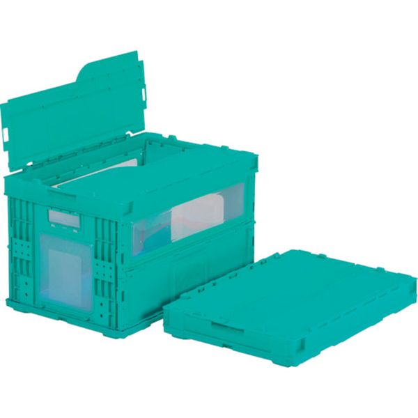 フタ一体型折りたたみコンテナー 559170 マドコン HBC-51B-B