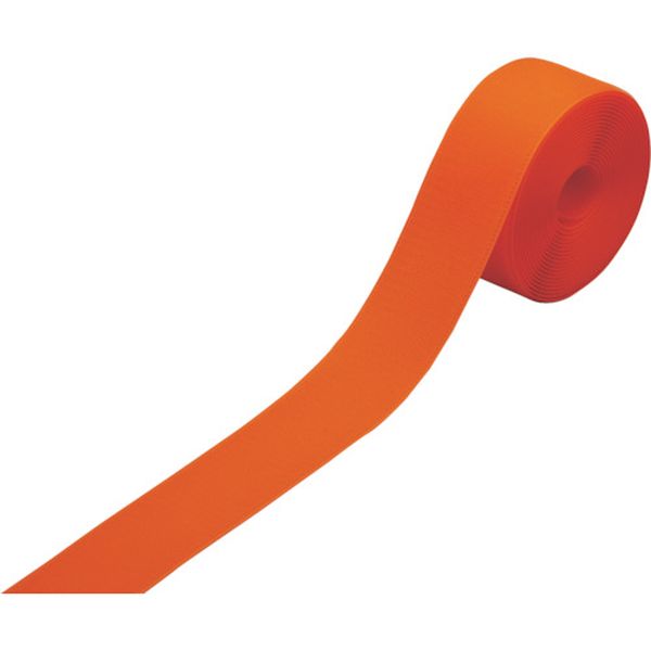 353-8773 フックラインテープ(面ファスナータイプ) FL-505YR 50mm幅×5M オレンジ