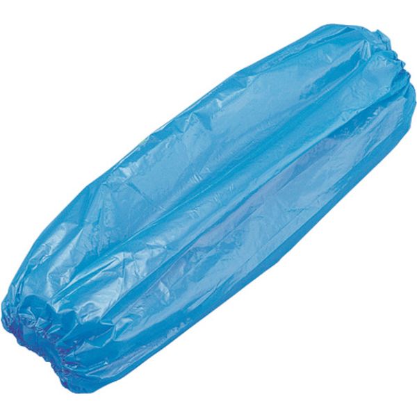 35000401B 363-9480  ポリエチレン腕カバー ブルー(50枚入)