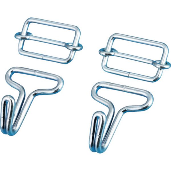 多目的ゴムロープ用金具(フック) ゴムベルトK 2セット/組 ベルト別売