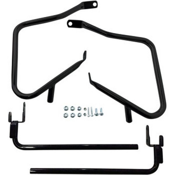 サドルバッグガード/サポートキット 14年以降 FLT グロスブラック