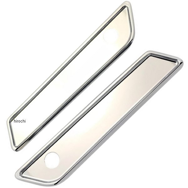 サドルバッグ ラッチ カバー スムース 14年-20年 ツーリング クローム