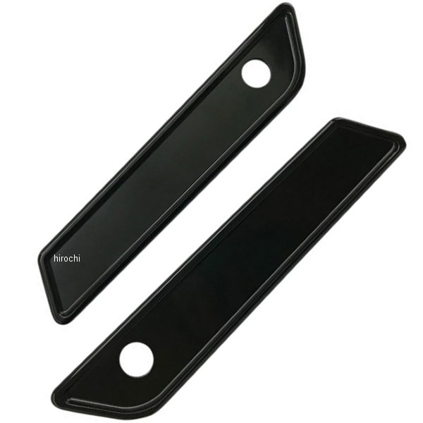 サドルバッグ ラッチ カバー スムース 14年-20年 ツーリング 黒