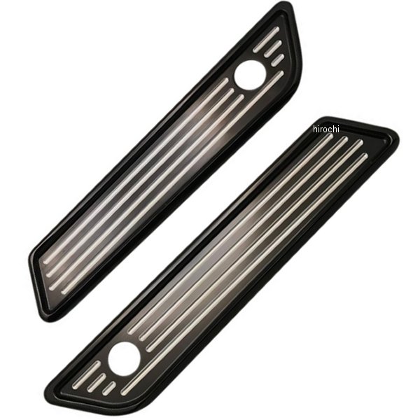 サドルバッグ ラッチ カバー ボールミル 14年-20年 ツーリング 黒