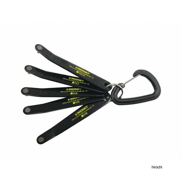 SIGNET 8本組 フラッグ型ヘクスローブレンチセット T5-20 ケース付