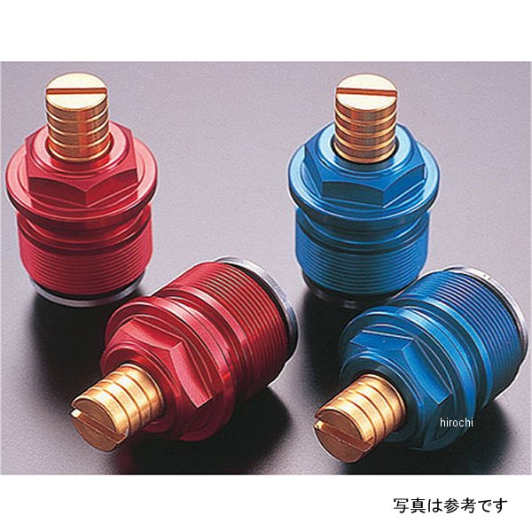 30φフロントフォークイニシャルアジャスター 赤