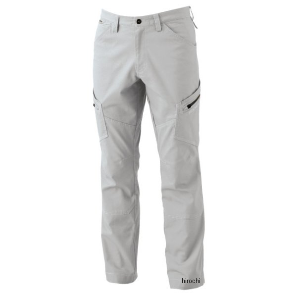 ハイブリッドコットンメンズカーゴパンツ シルバーグレー