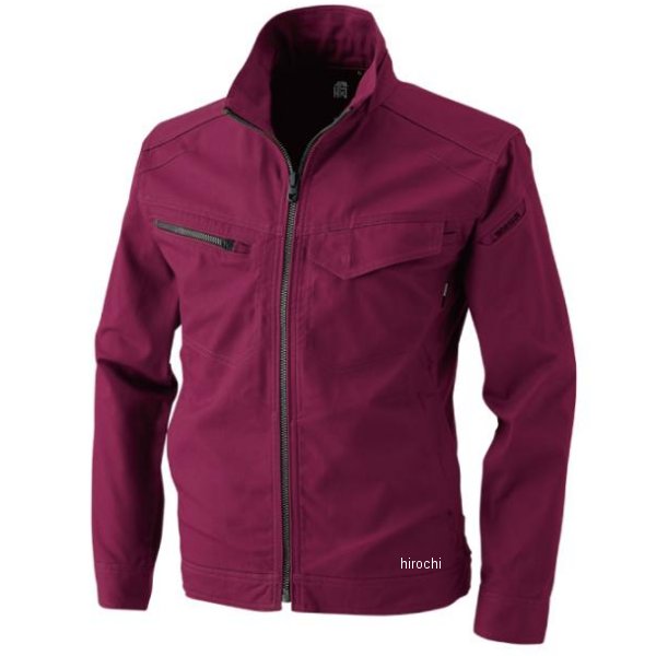 ハイブリッドコットンジャケット ワイン