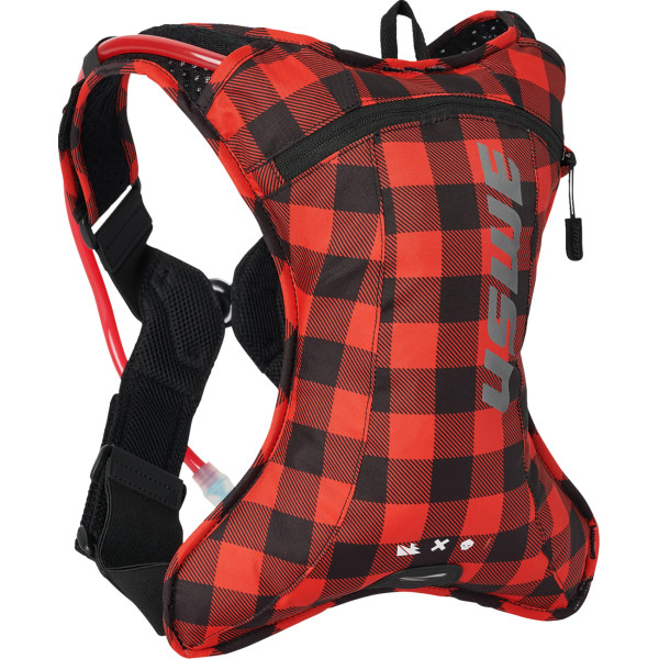 PACK HYDRATION OUTLANDER 2L FLANNEL レッド ブラック