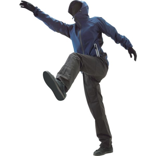 ストレッチレインスーツ ネイビー Lサイズ