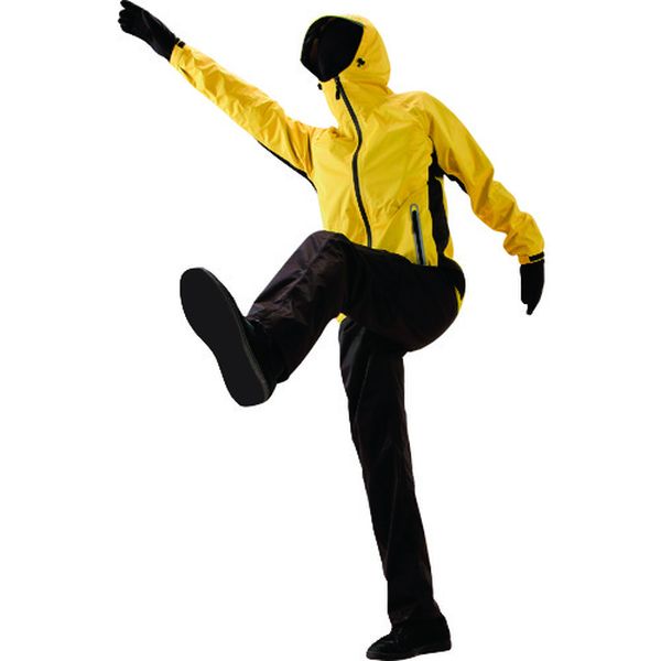 ストレッチレインスーツ イエロー Mサイズ