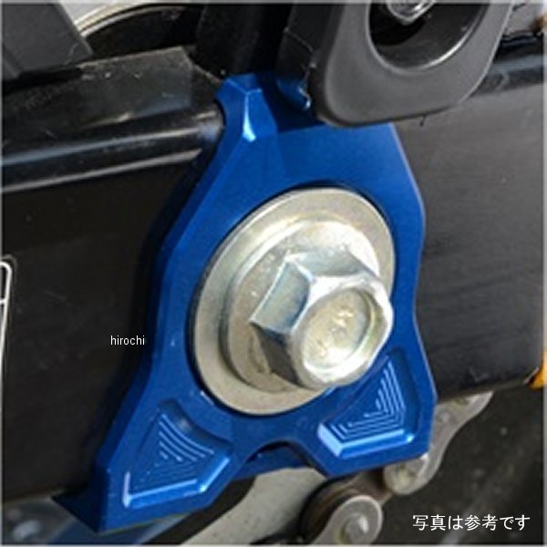 チェーンアジャスタープレート ジクサー SF250 青