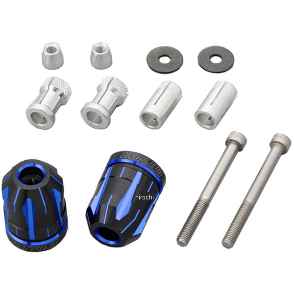 バーエンド TECHNO スズキ 汎用 青