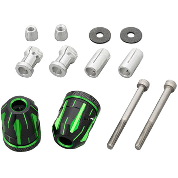 バーエンド TECHNO スズキ 汎用 緑